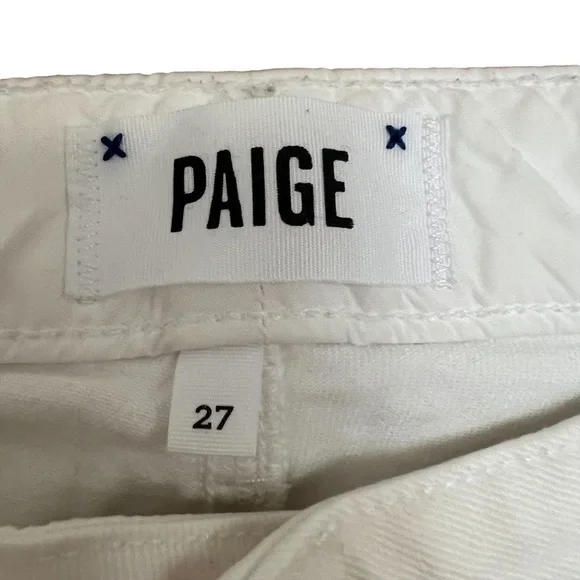 PAIGE Skyline Ankle Peg in Optic White - Picture 9 of 9